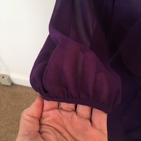 Cupio sz small top purple NWT - Picture 4 of 4